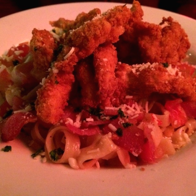 Cajun Fried Chicken Pasta