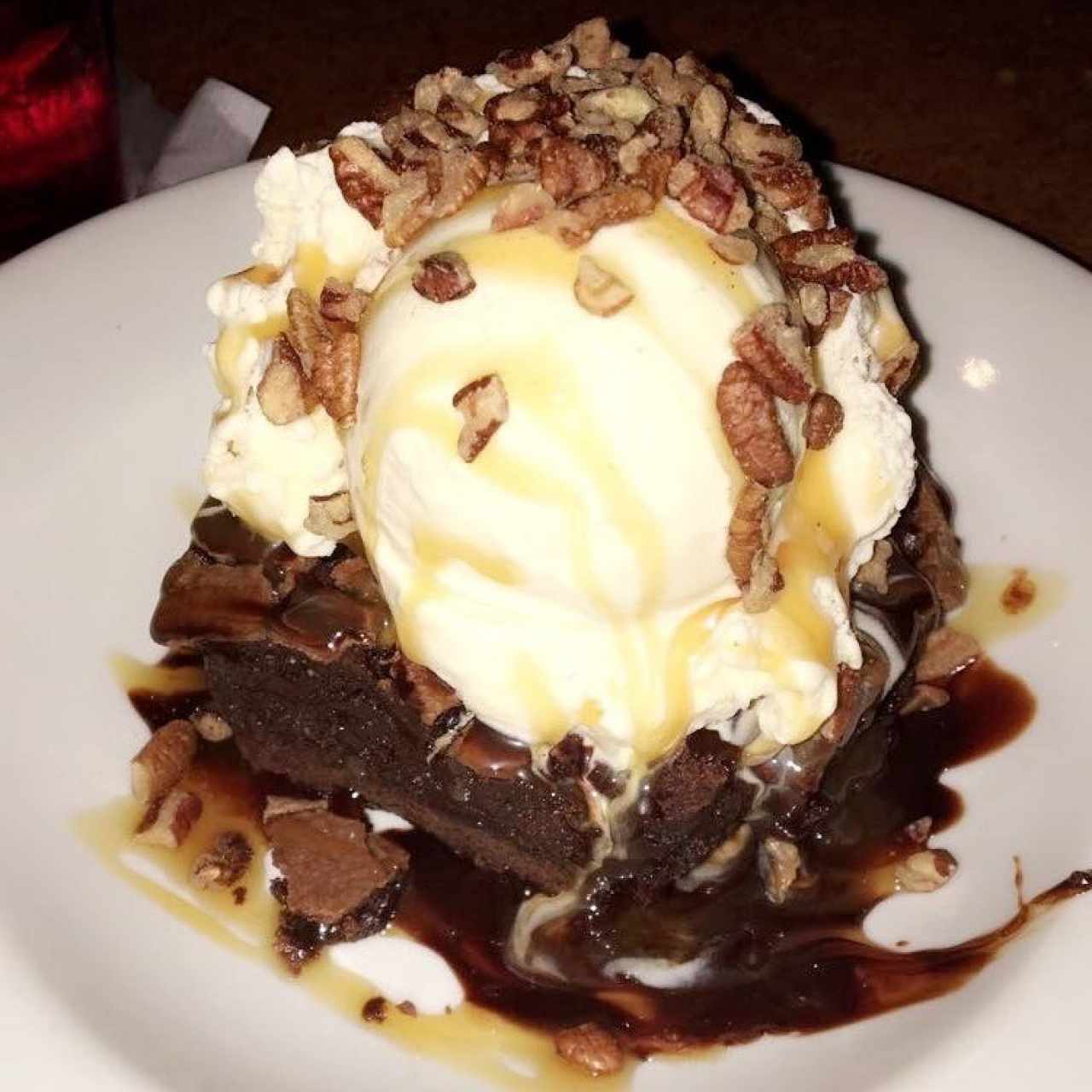 Brownie con Helado