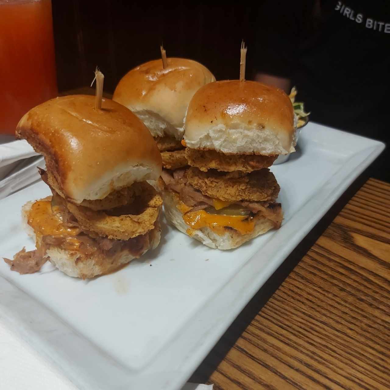 slider de pulled pork 