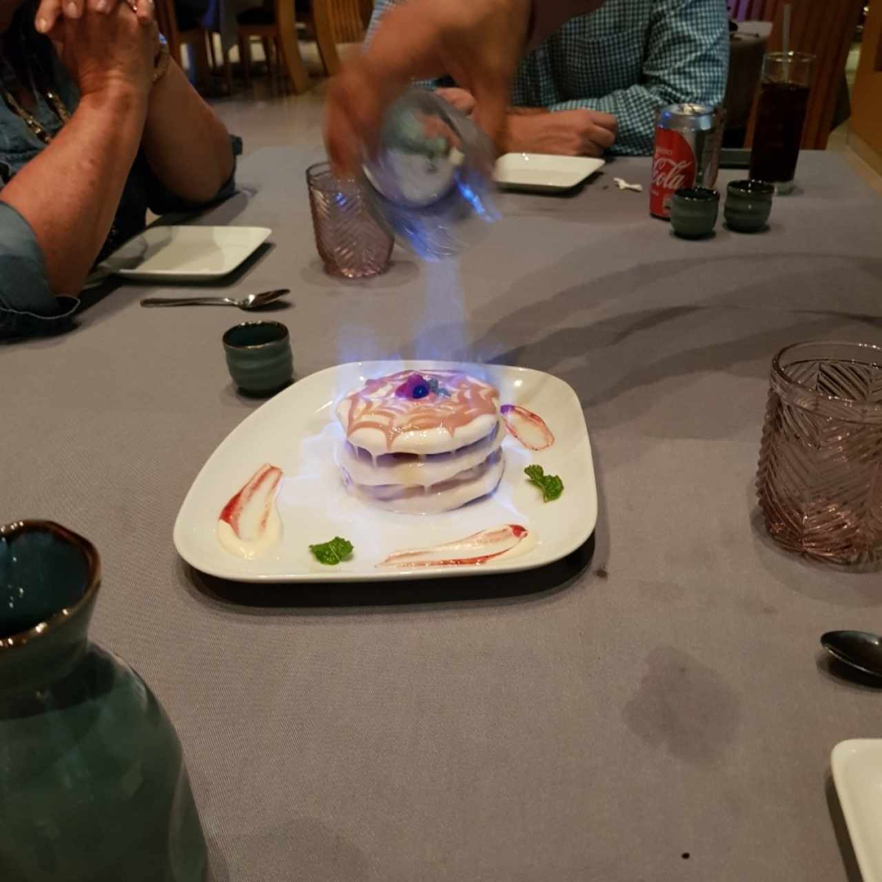 flambeado de merengue