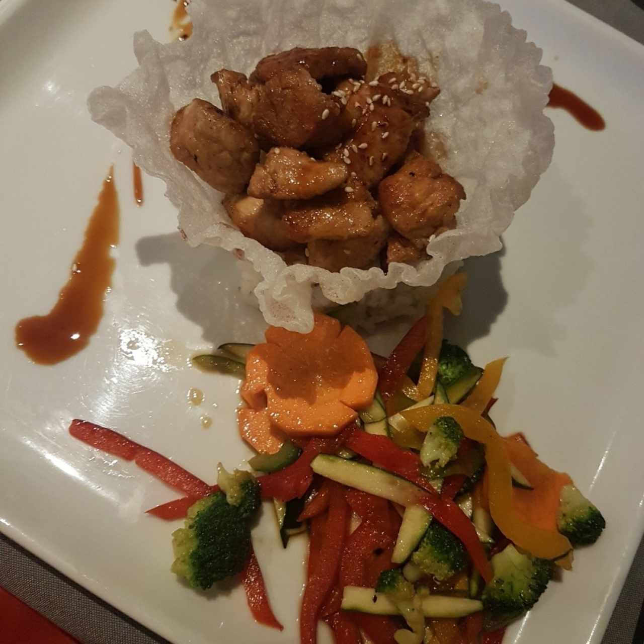 Pollo teriyaki