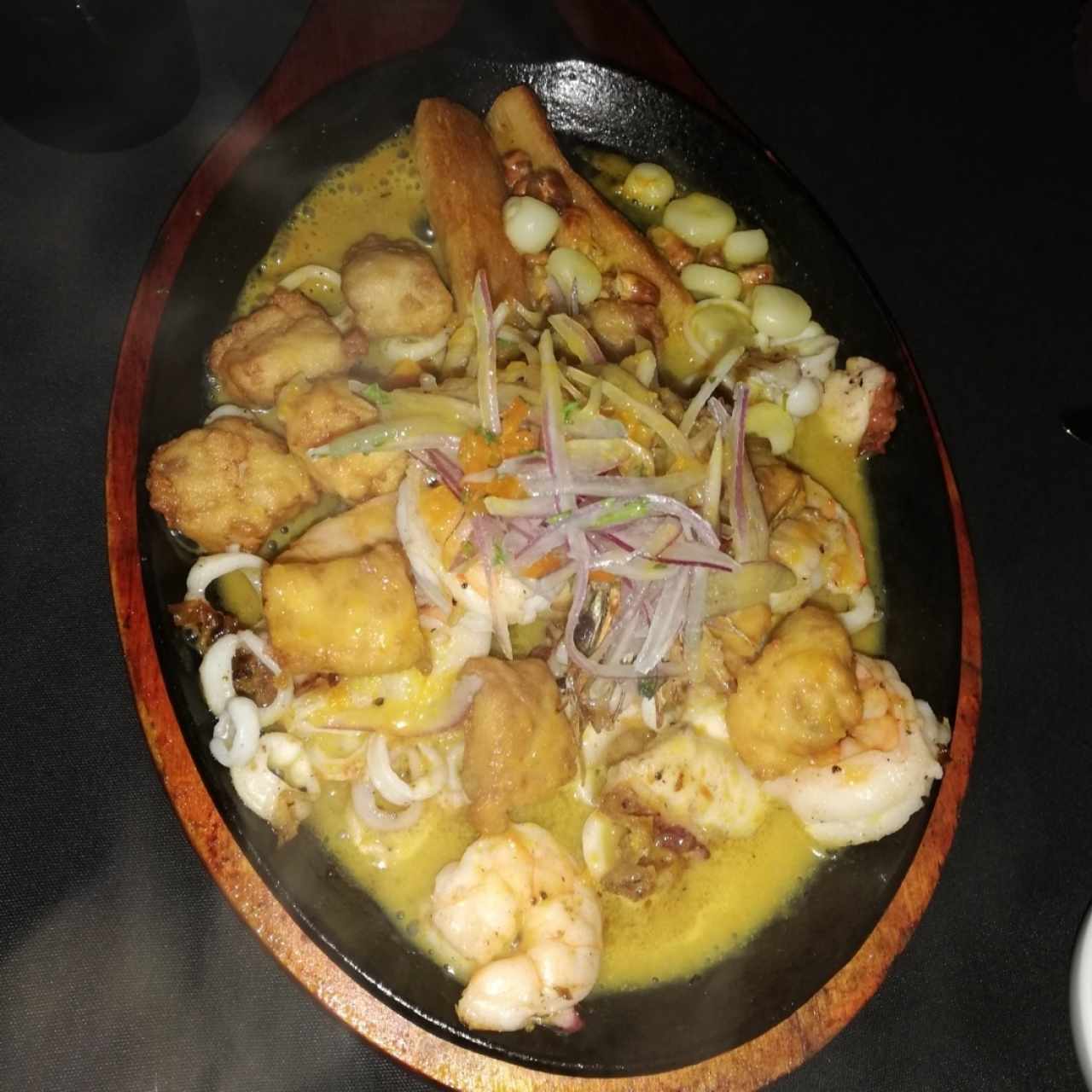 Ceviche caliente