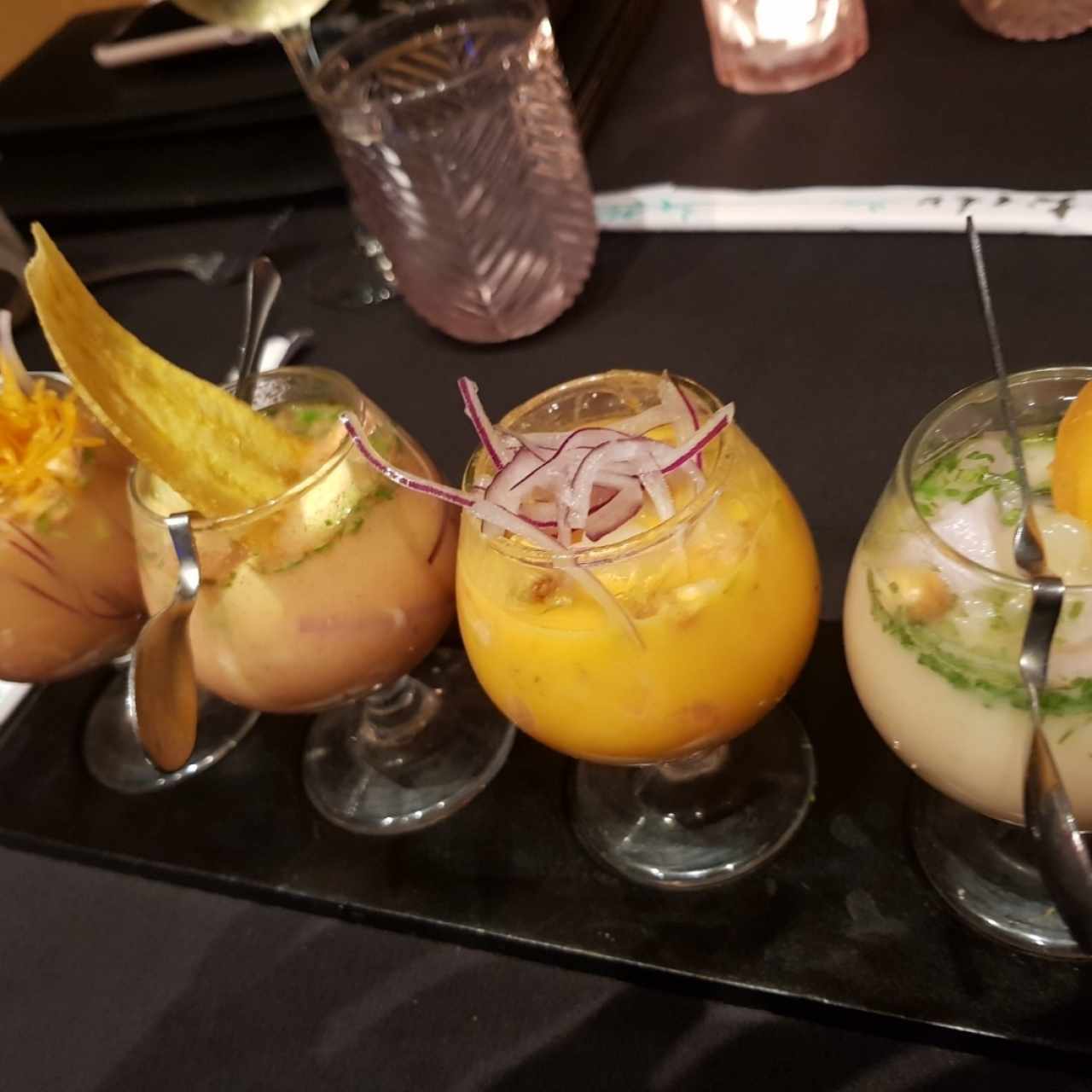 Degustación de ceviches