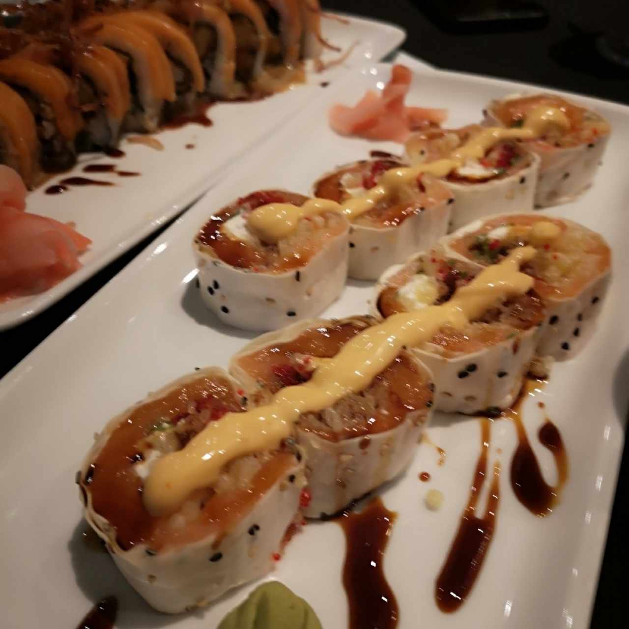 Velvet sake roll