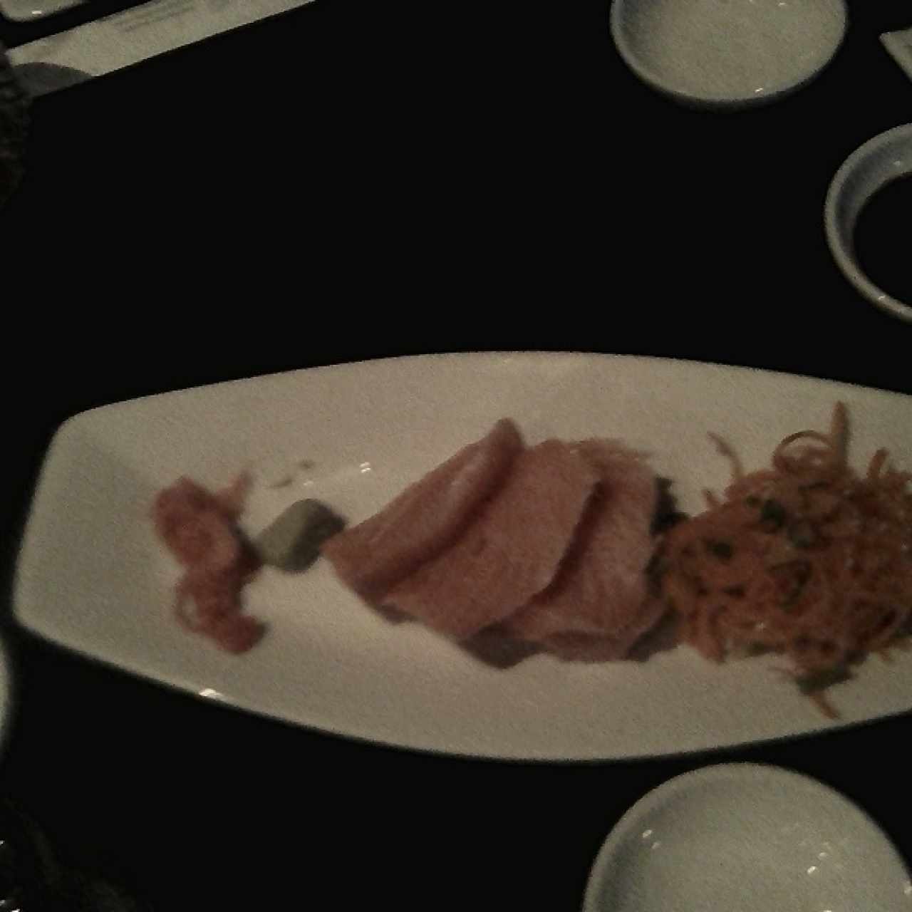 sashimi de salmon