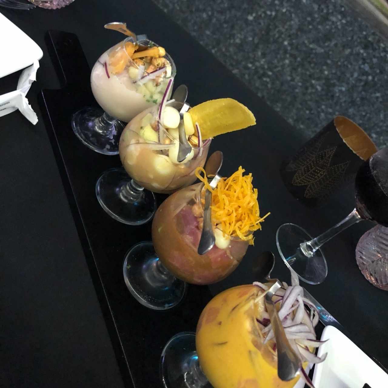 Degustación de ceviches