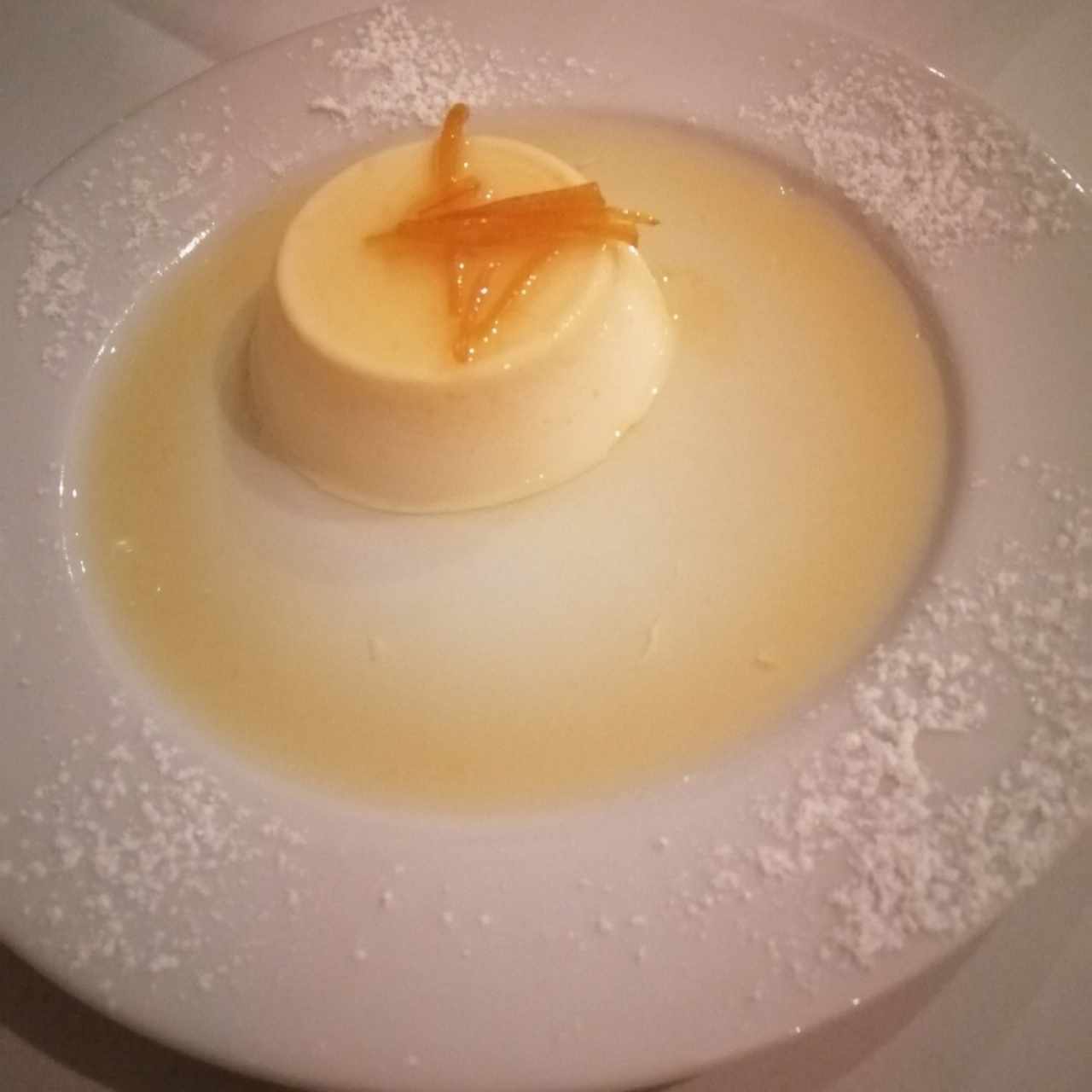 panna cotta de naranja 