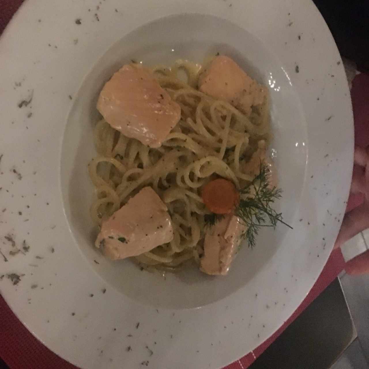 pasta con salmon