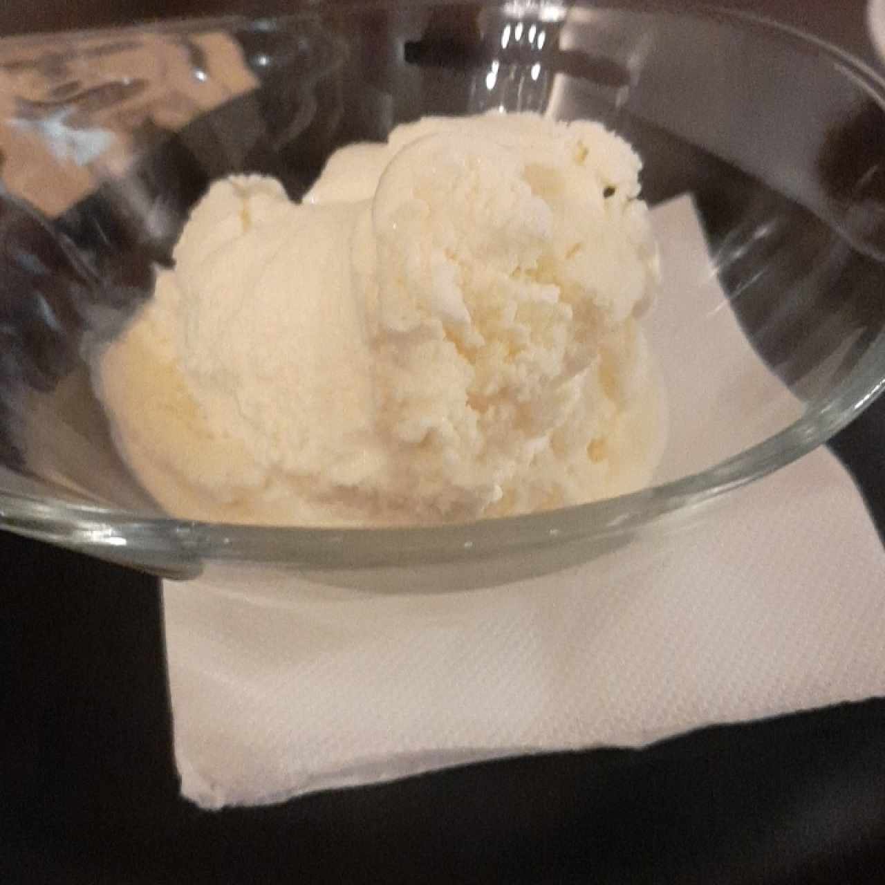 helado de vainilla