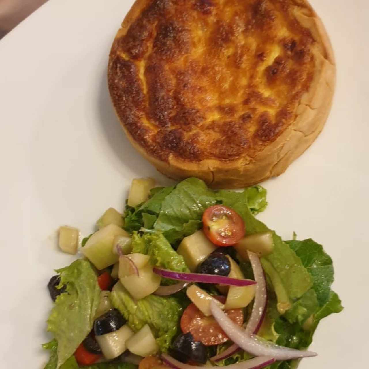 Quiche Lorraine et sa Salade