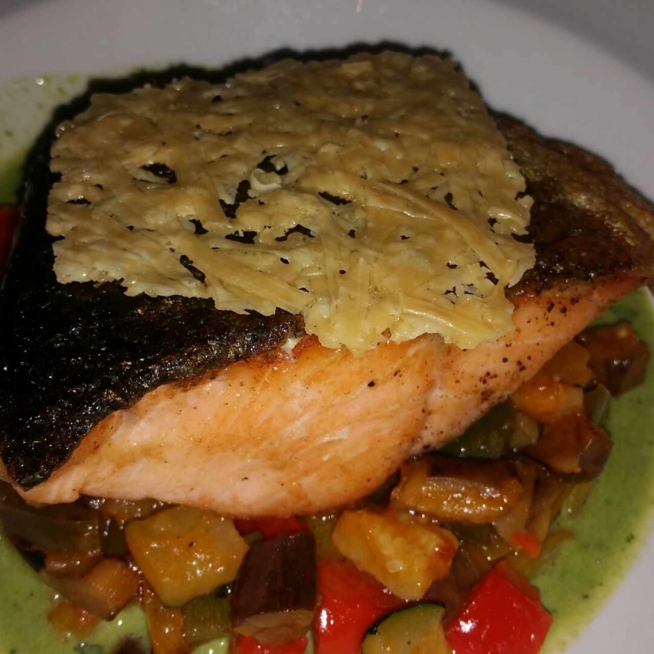 Salmon com Ratatouille