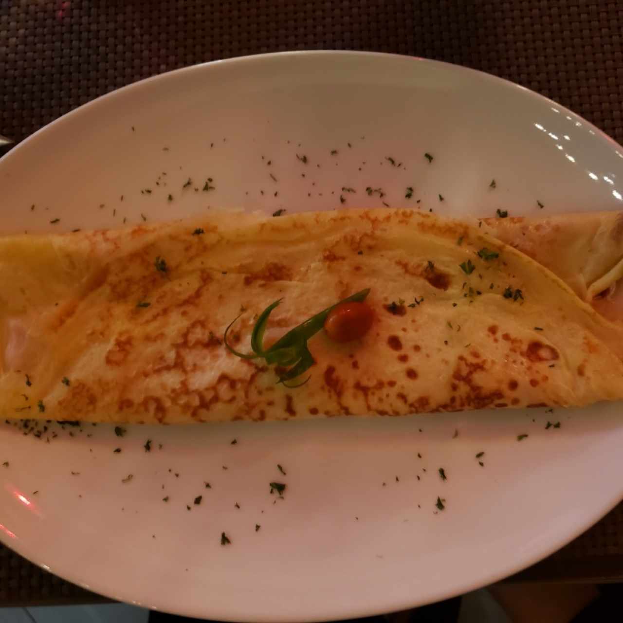 CREPE DE JAMON Y QUESO