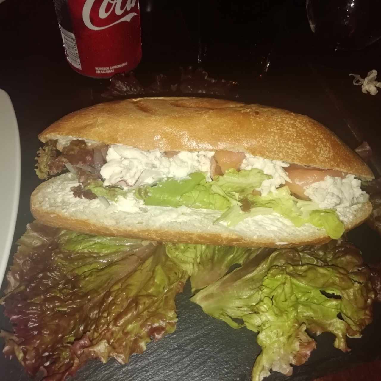 Emparedado de Salmón 