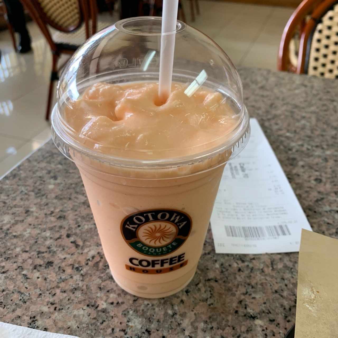 Frappé de Melocotón