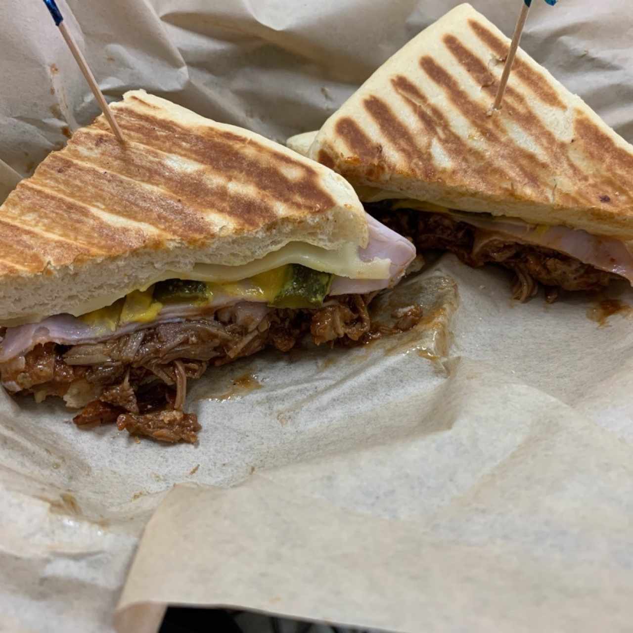 Panini Pulled Pork Cubano