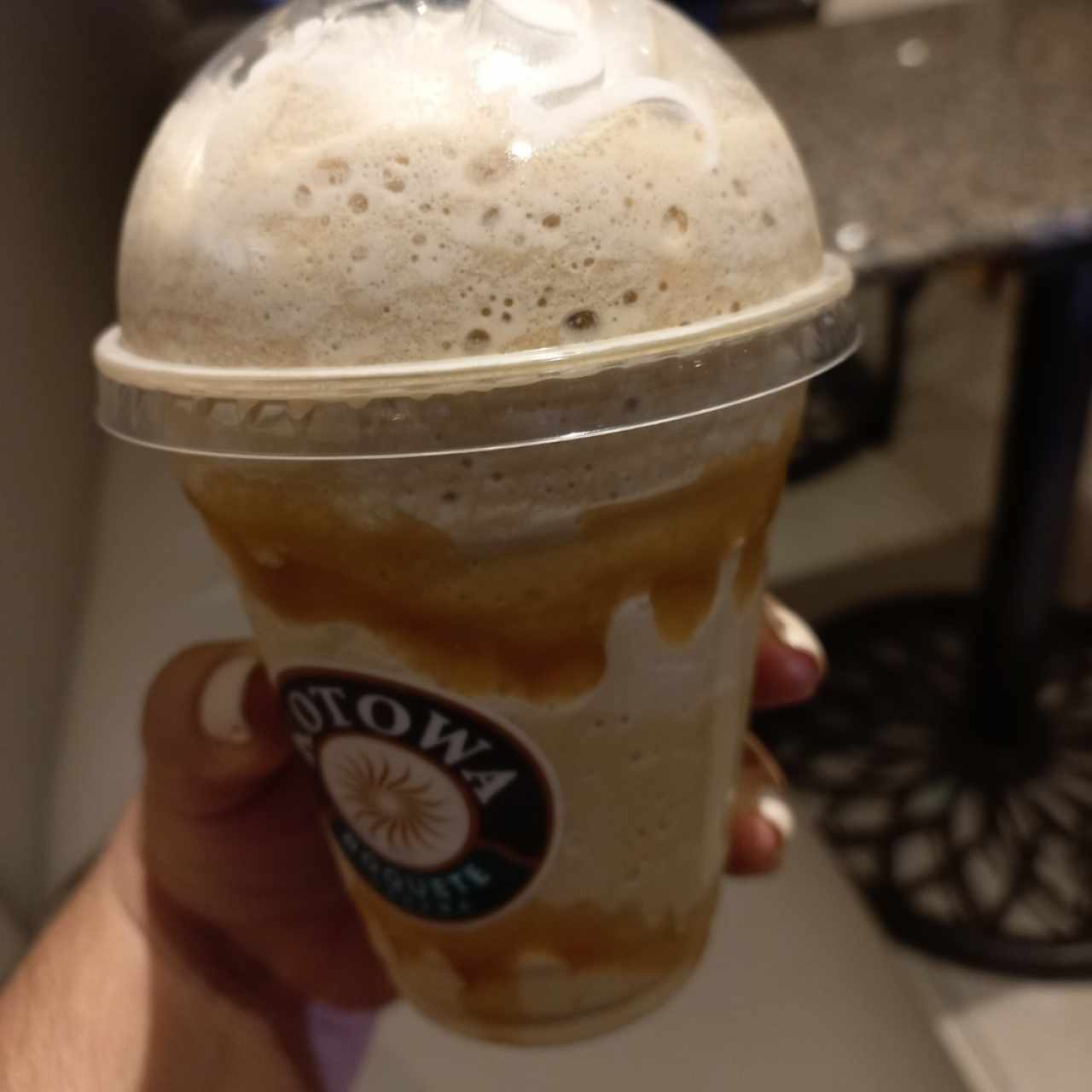 Frappe de dulce de leche