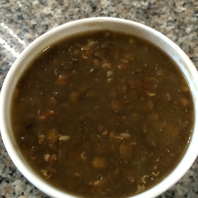 Sopa de lentejas