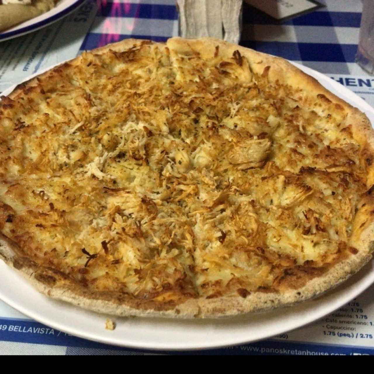 pizza de pollo