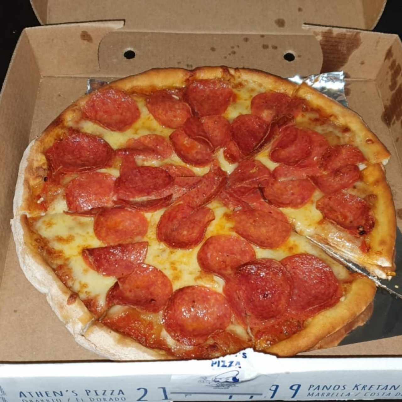 pizza de peperoni