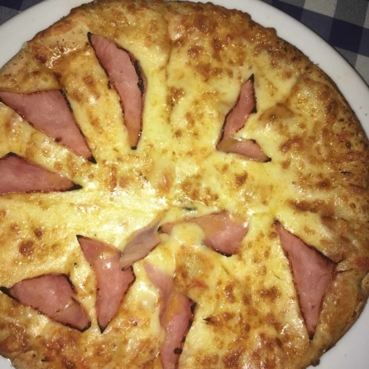 pizza de jamón