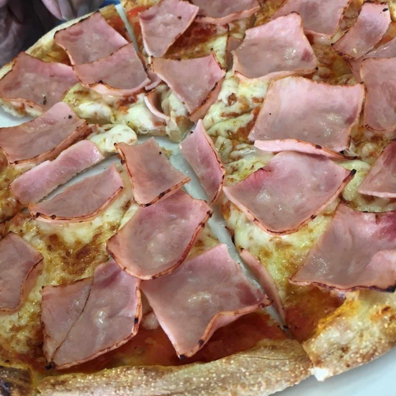 Pizza de jamón