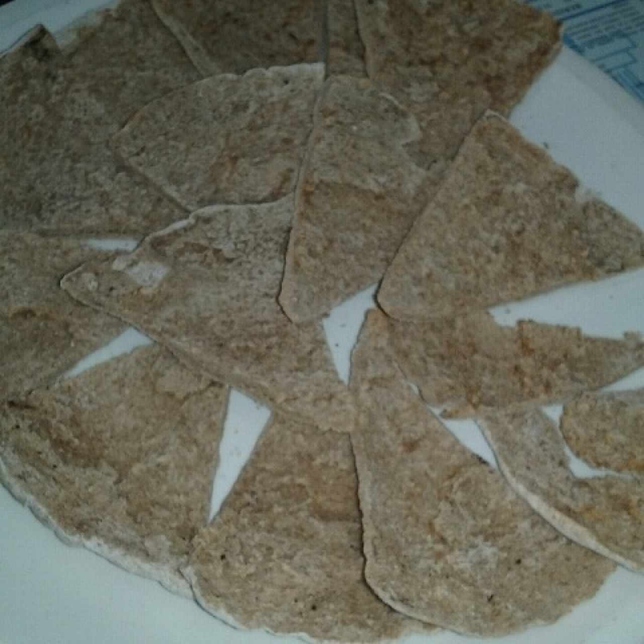 Pan pita tostado integral