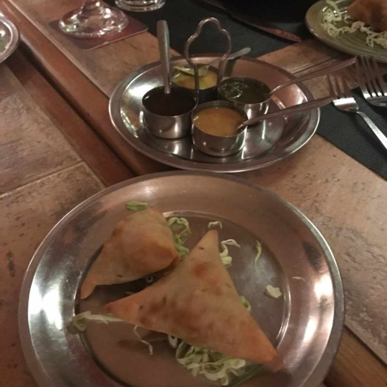 samosas de cordero