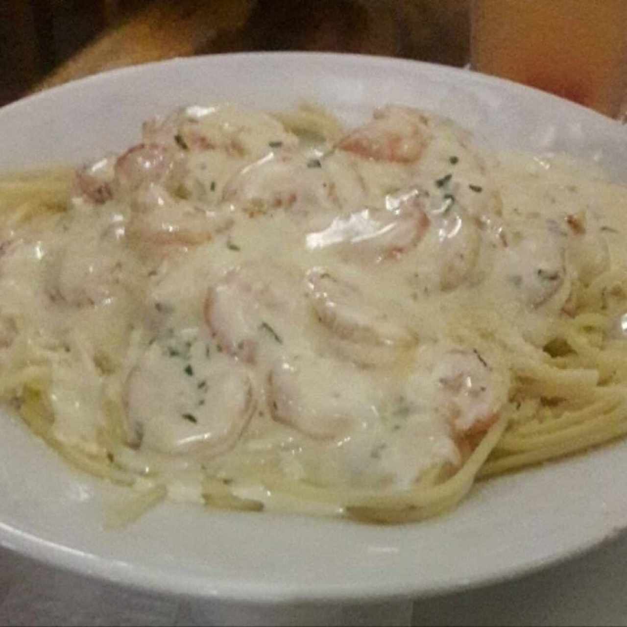 Pasta spaguettini a la Tre Scalini 