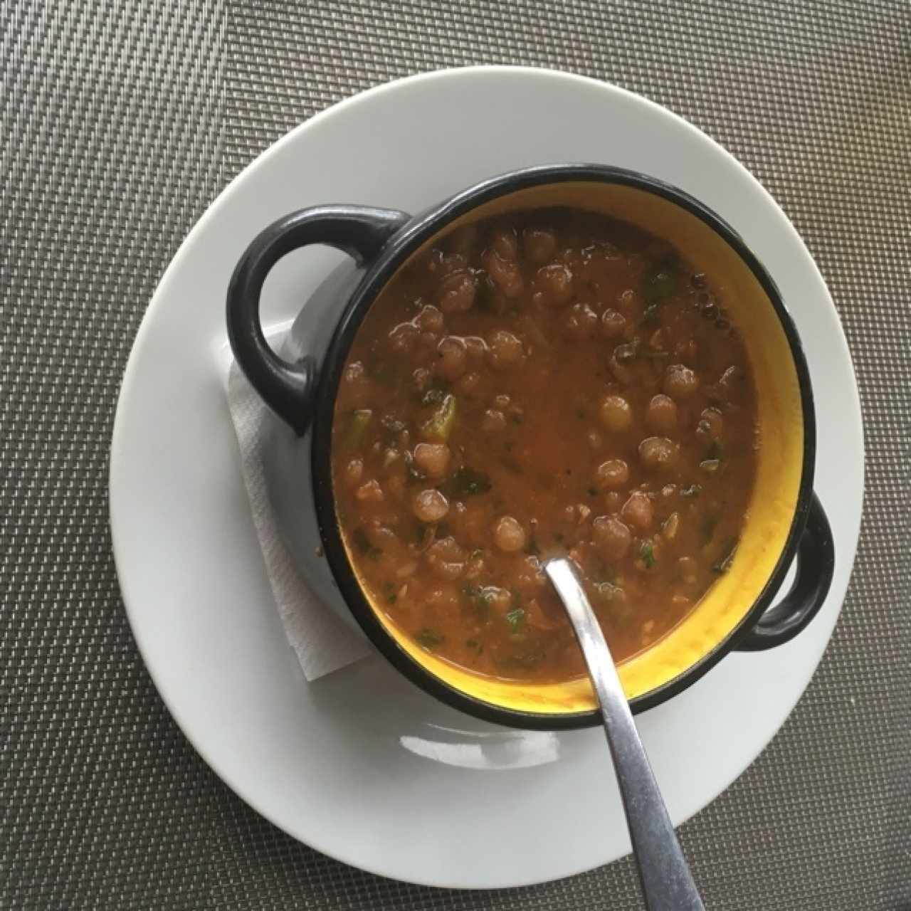 Sopa acompañante del lunch menu