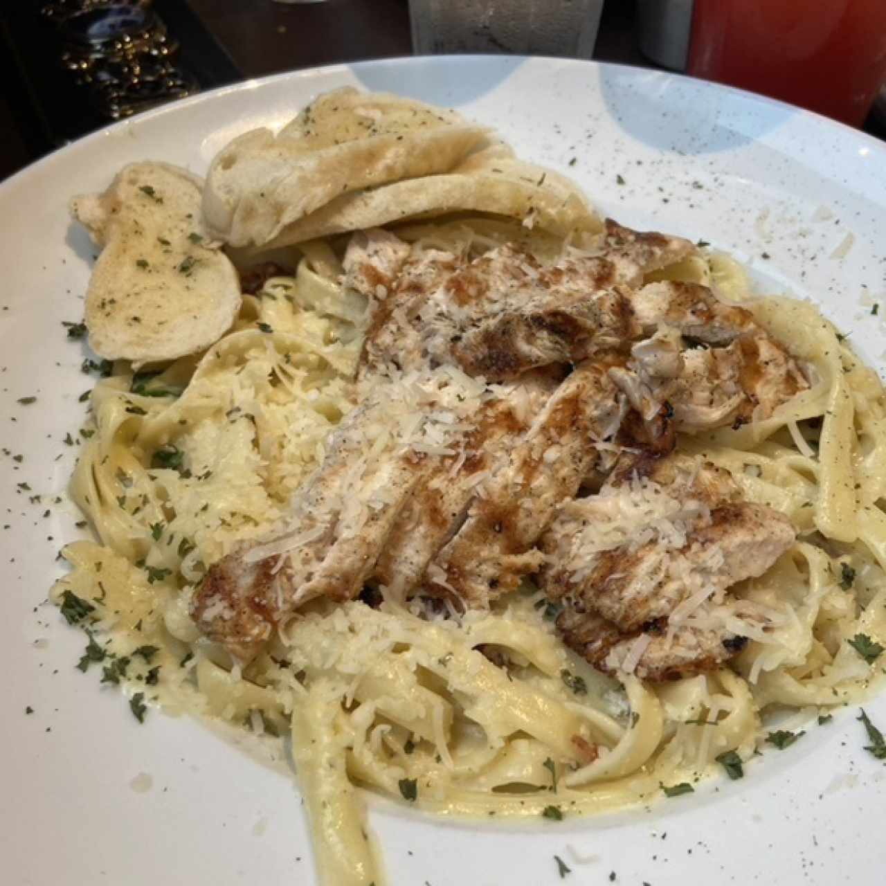 Chicken Alfredo Florentine