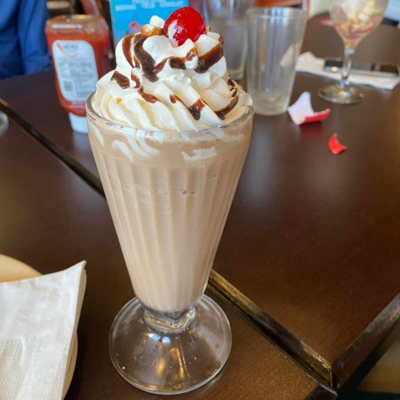 Chocolate milkshake 