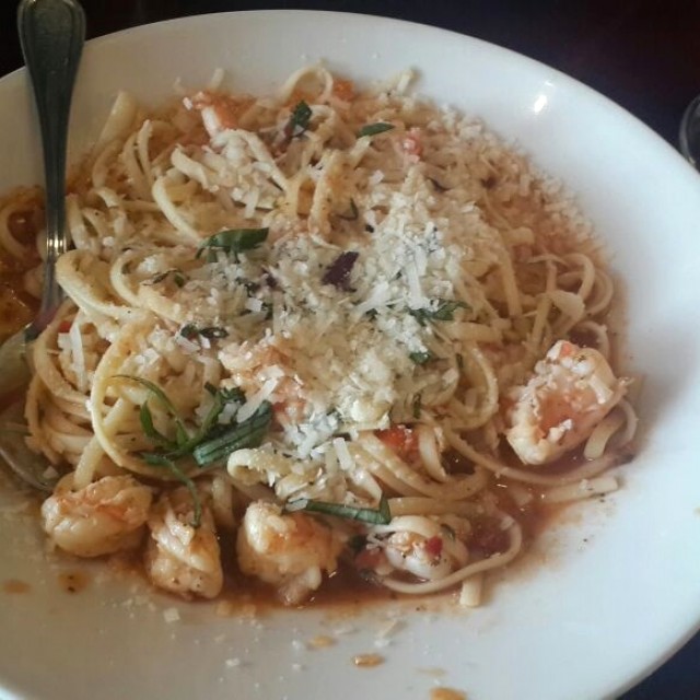 Pasta con Camarones