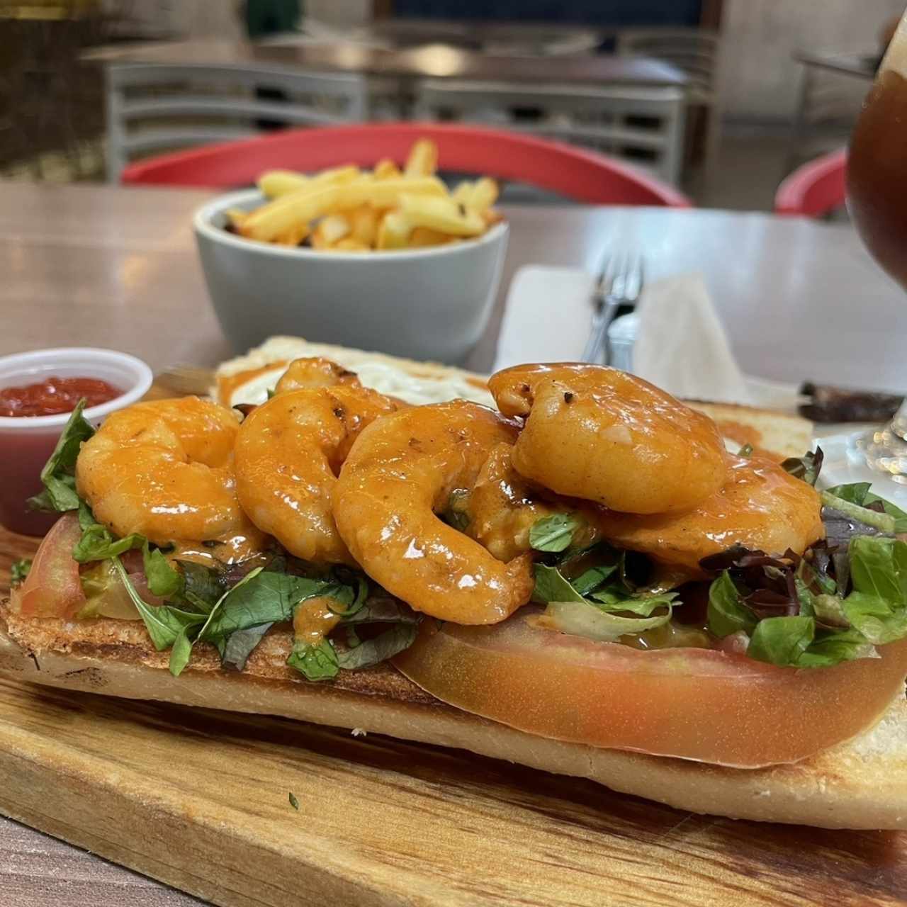 Baguette Shrimp Po’ Boy