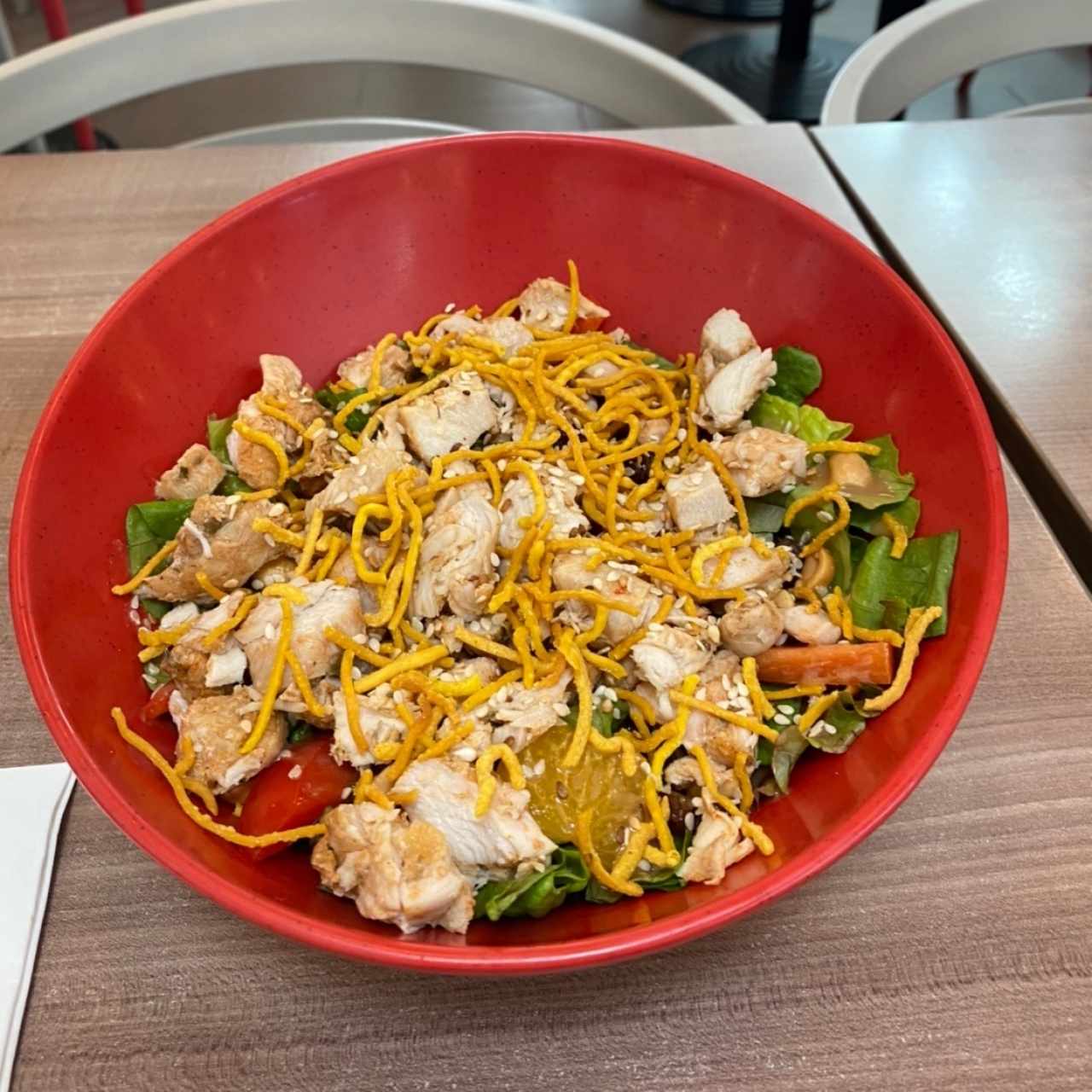 Ensalada asian con pollo