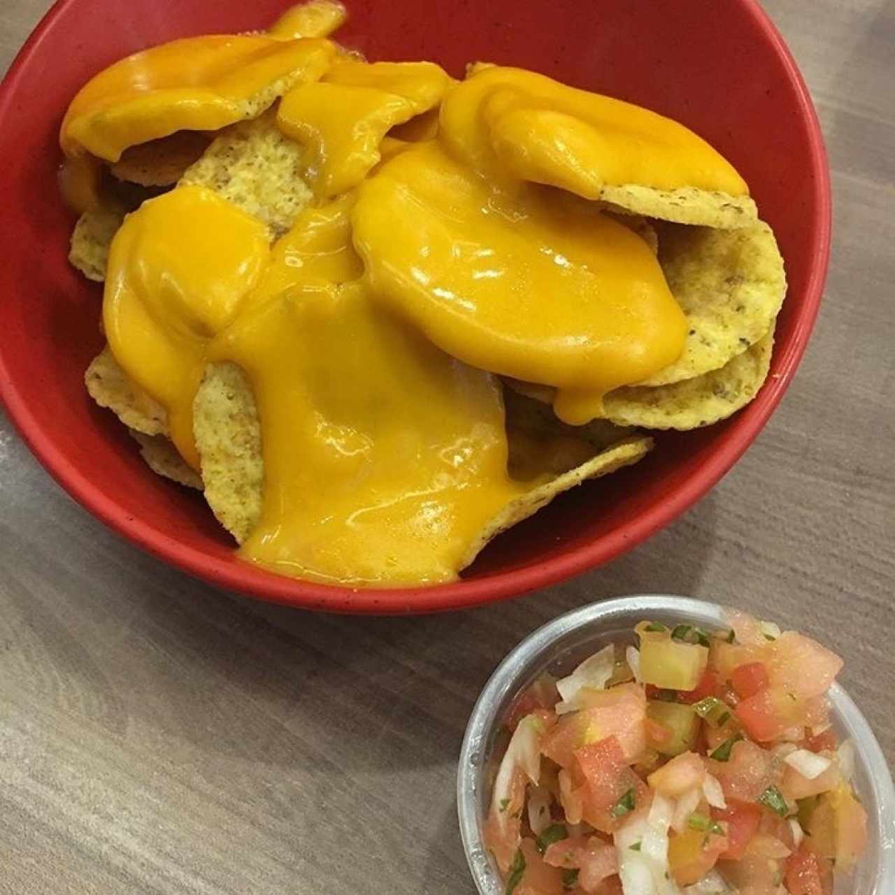 Nachos con Pico de Gallo (Entrada) 