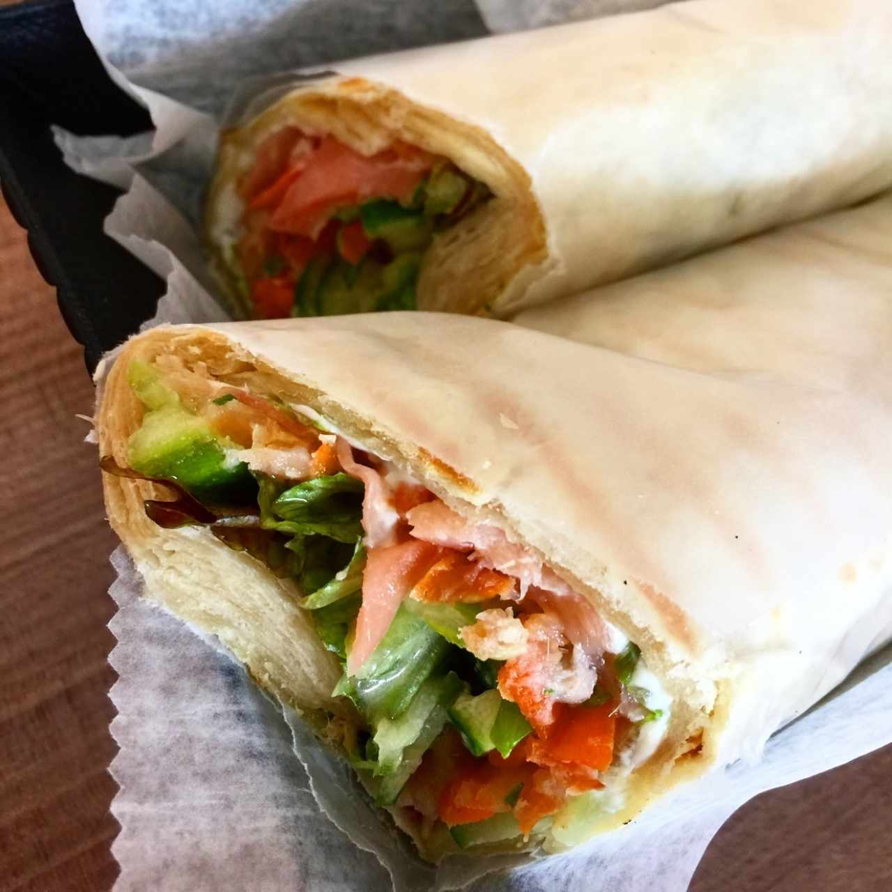 Salmon wrap