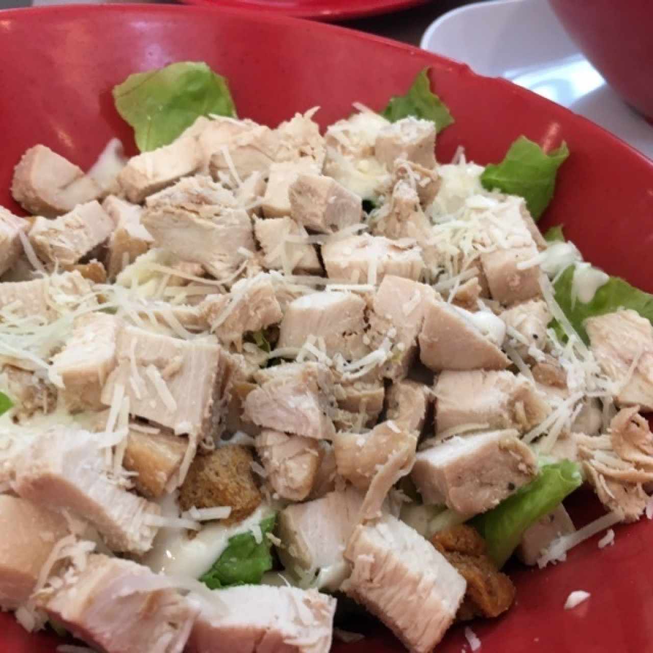 Ensalada Caesar con pollo