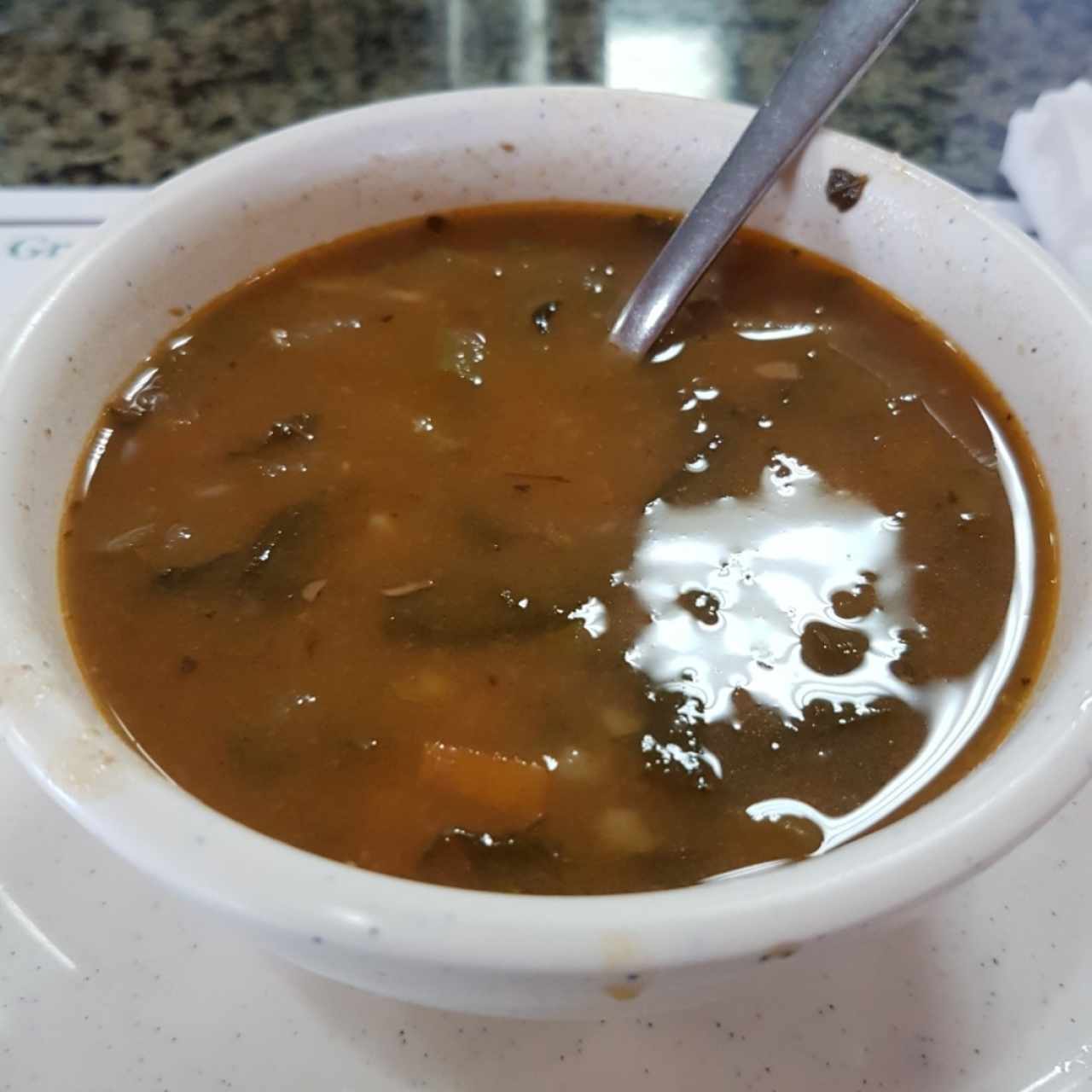 sopa de carne y vegetales