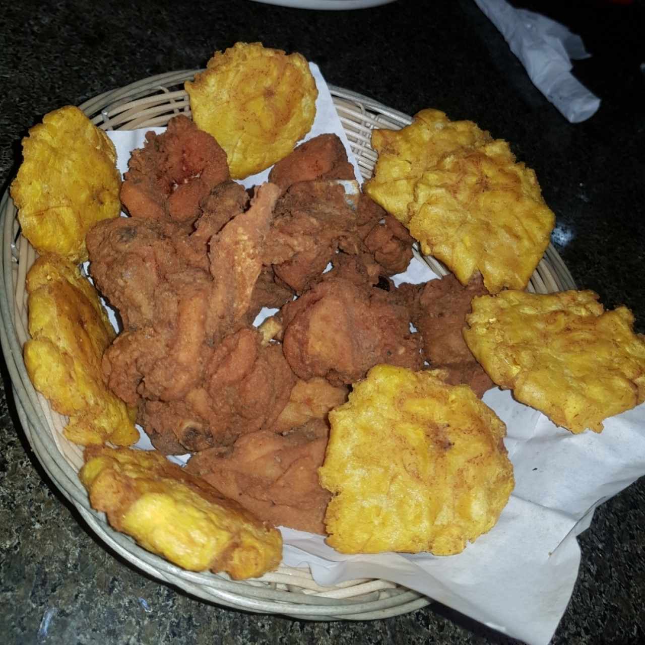 Pollo a la canasta