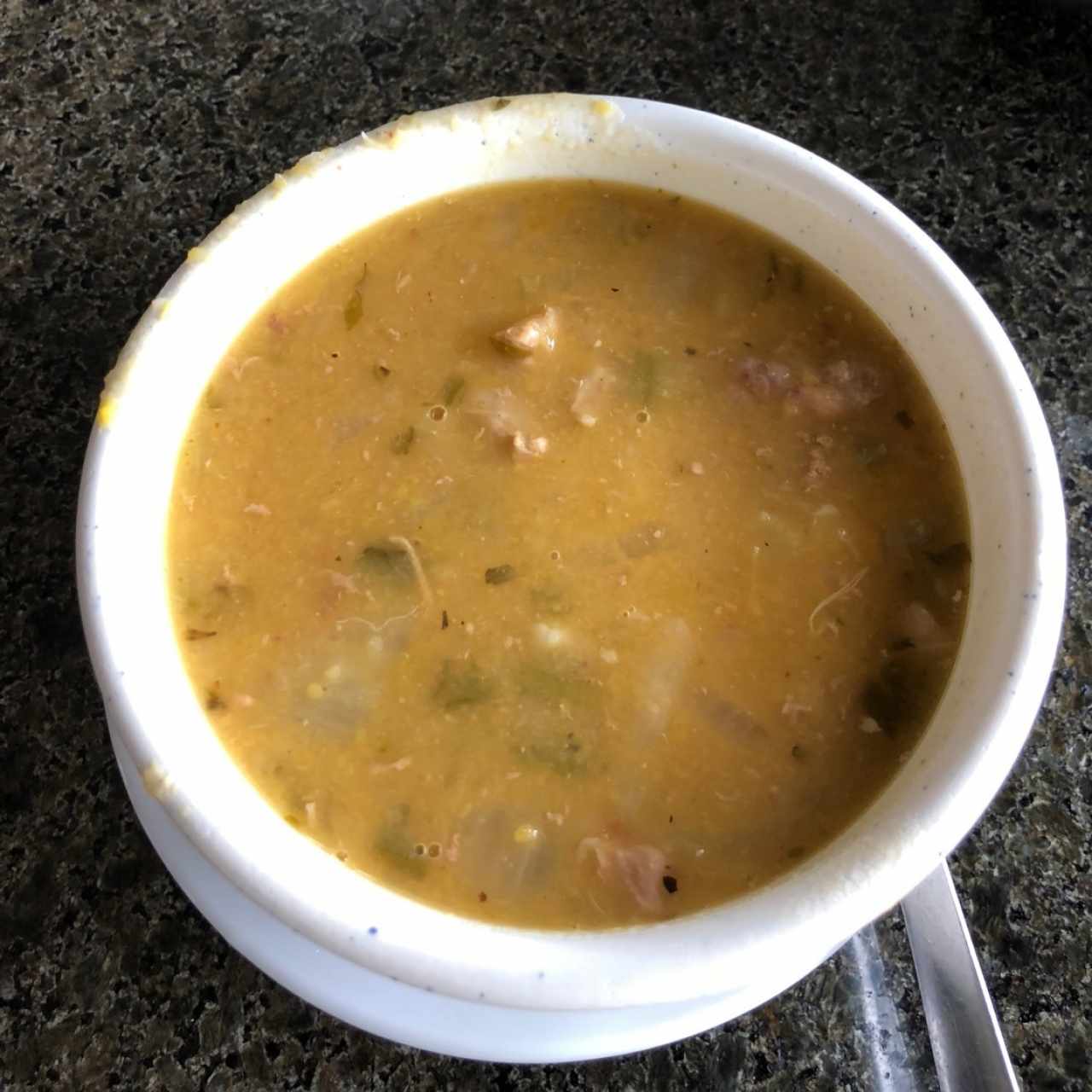 sopa de arvejas