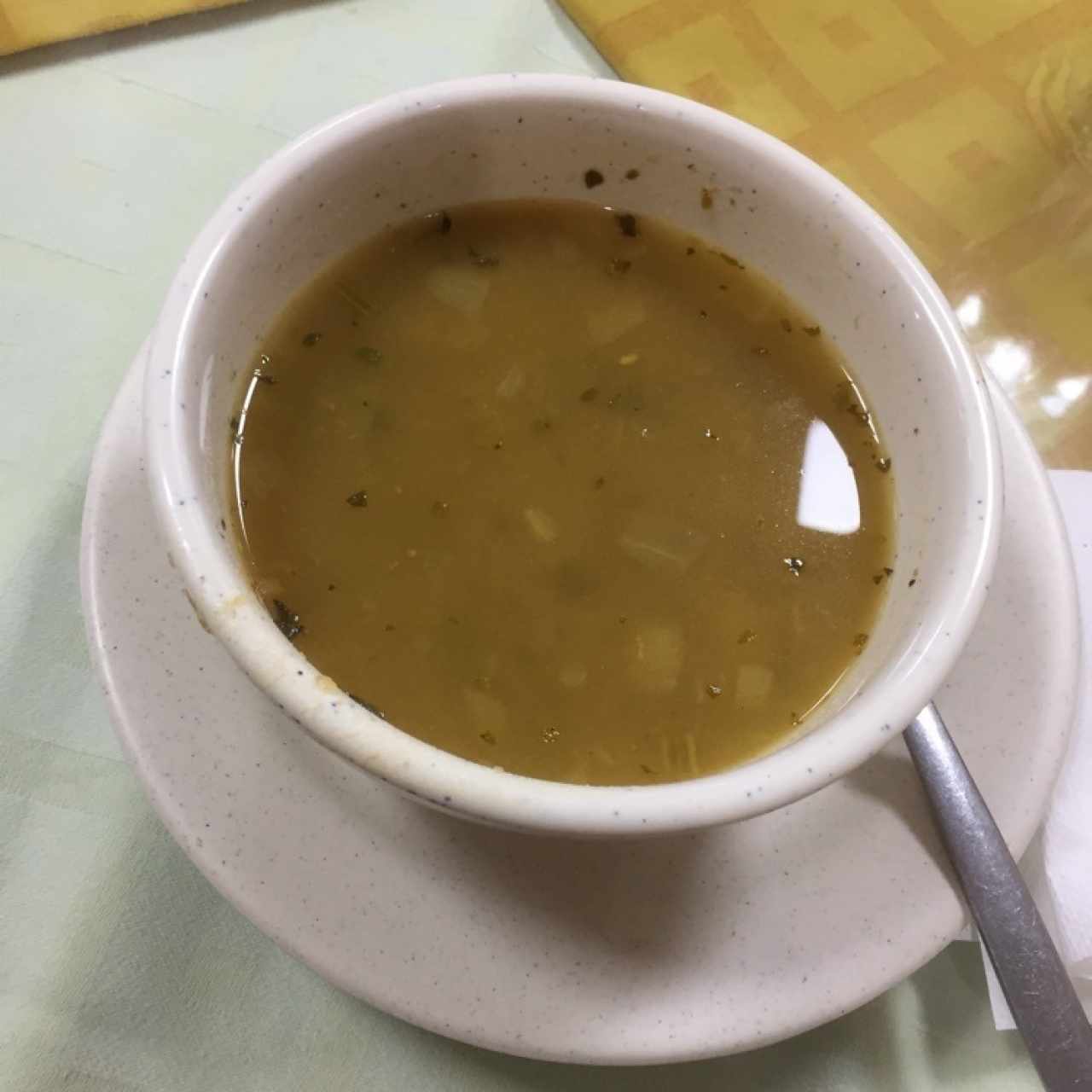 sopa del dia, res