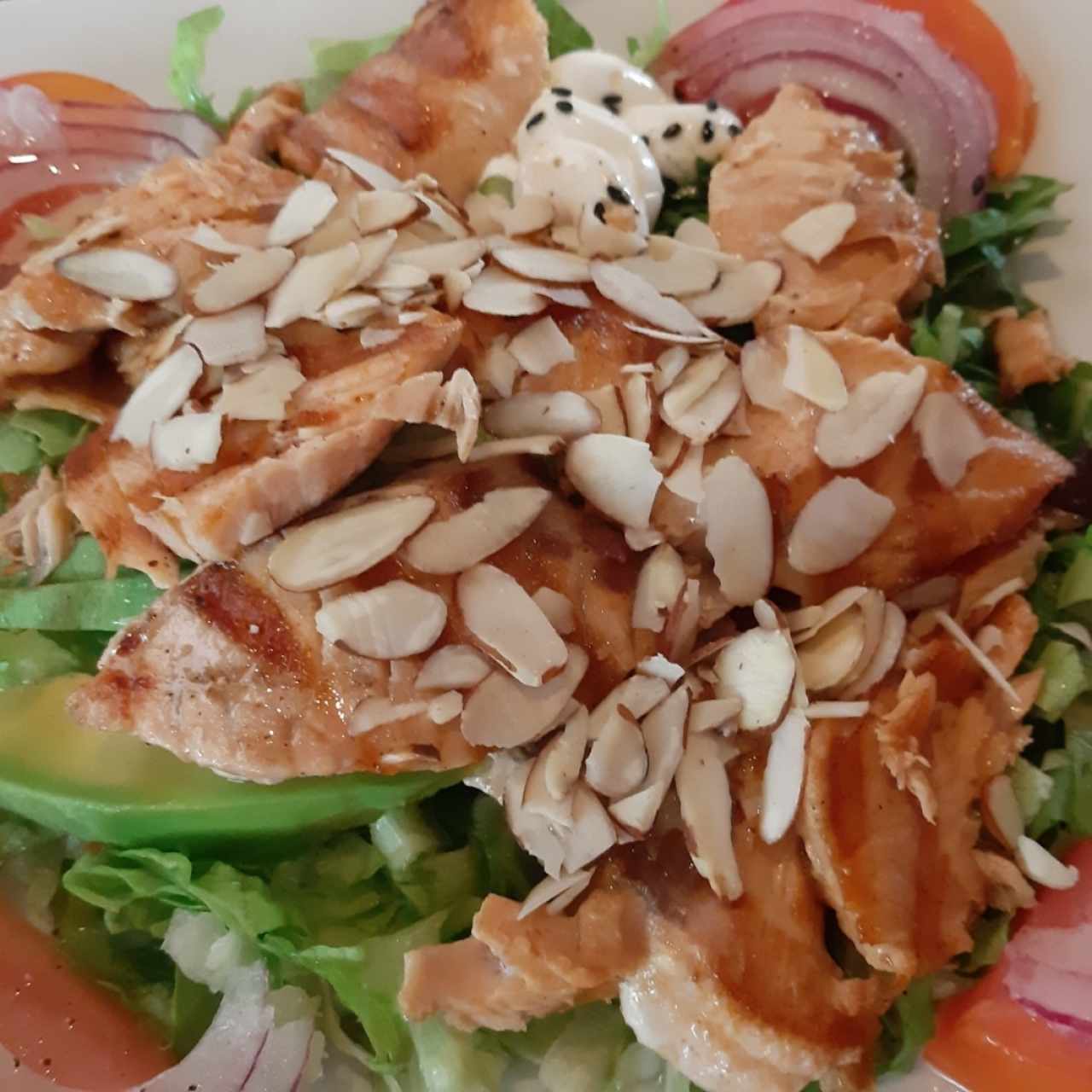 ensalada de salmón