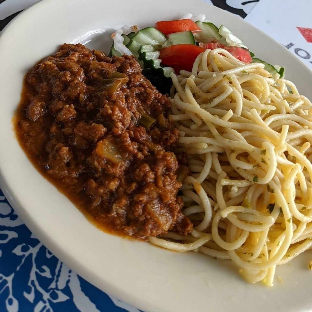 pasta, carne molida