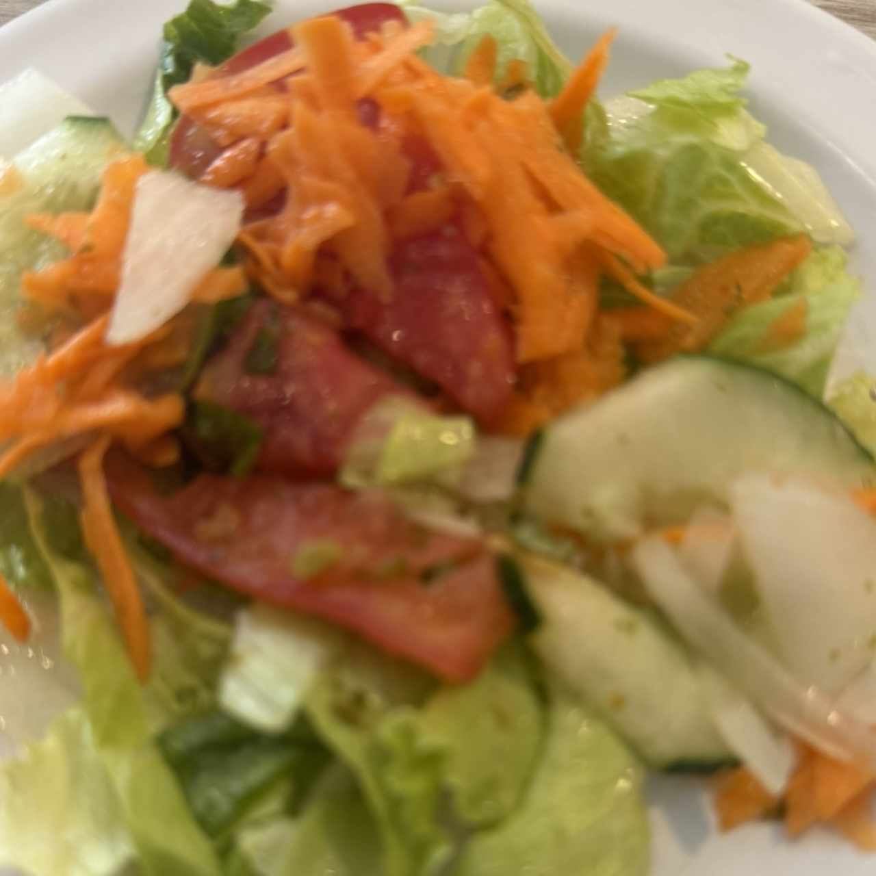 Ensalada de entrada 