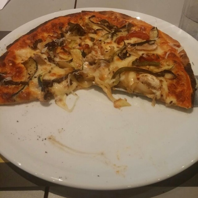 Pizza del huerto