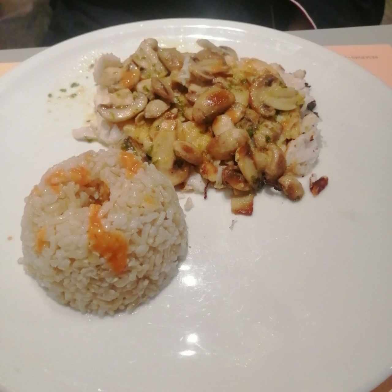 Corvina con amendras
