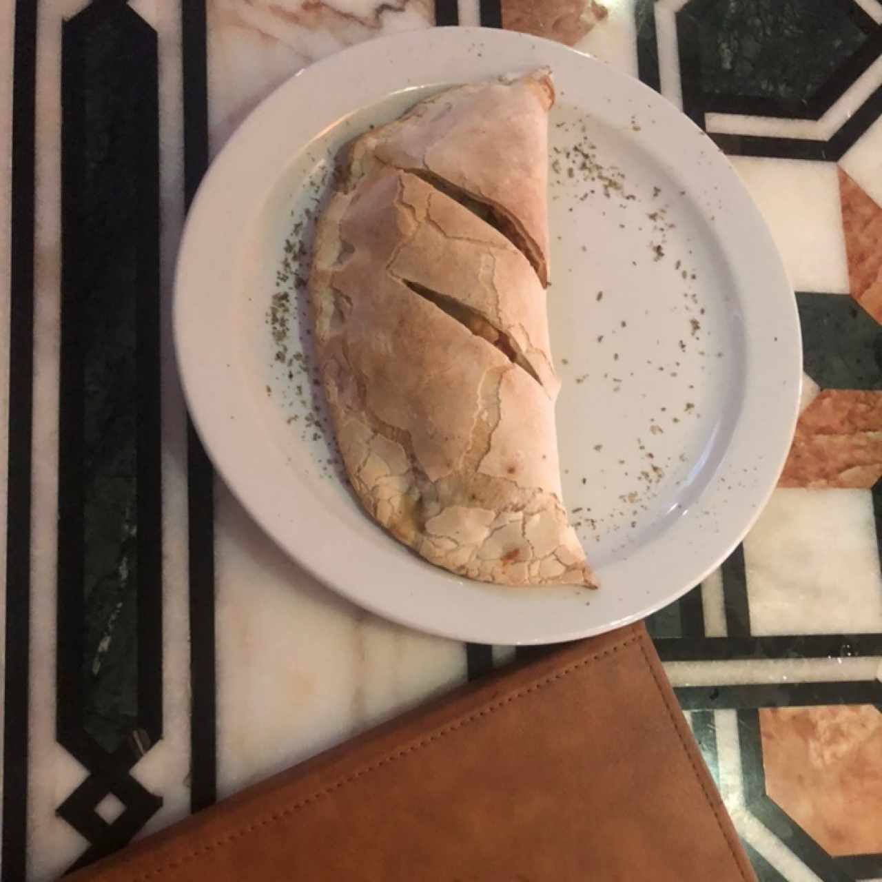 Calzone de Pollo con Hongos