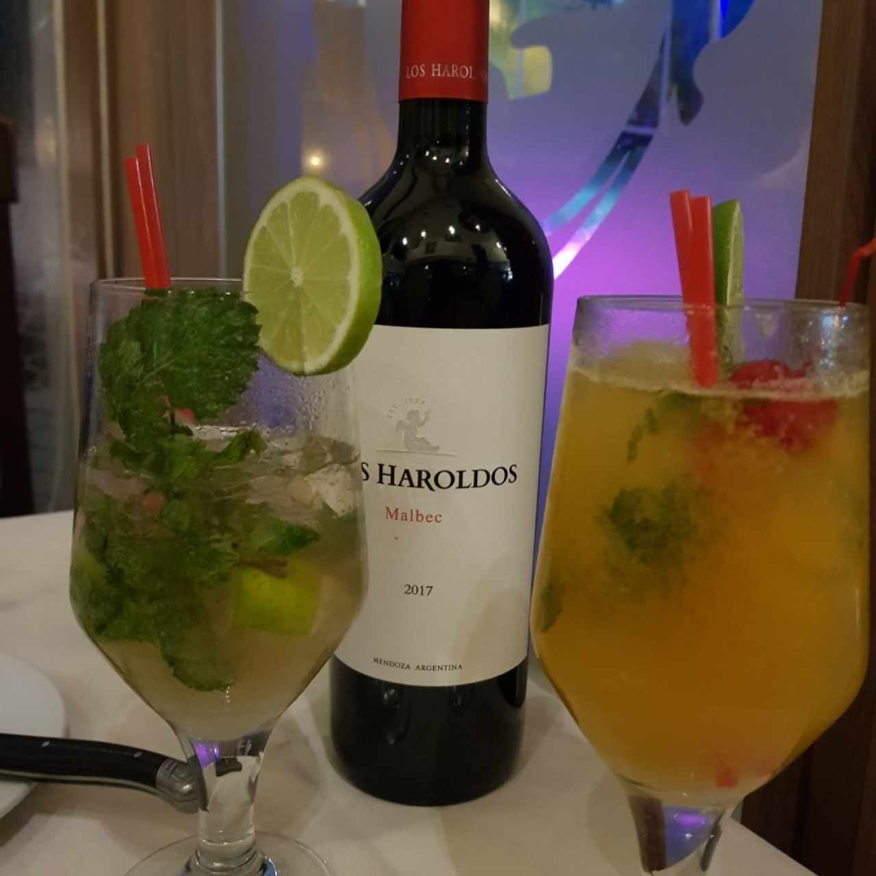 Mojitos de limón y de maracuyá