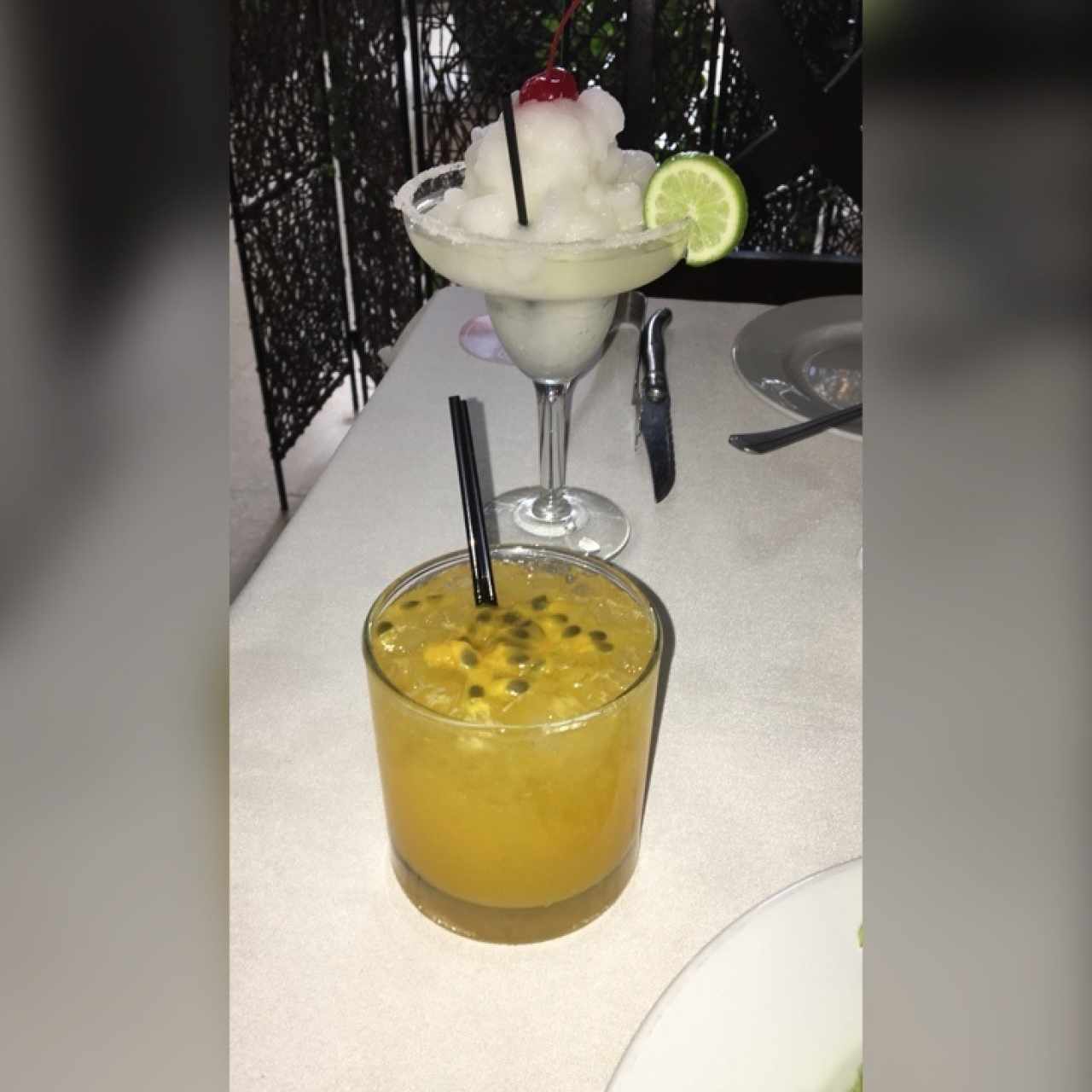 caipirinha de maracuya recomendado y frozen margarita