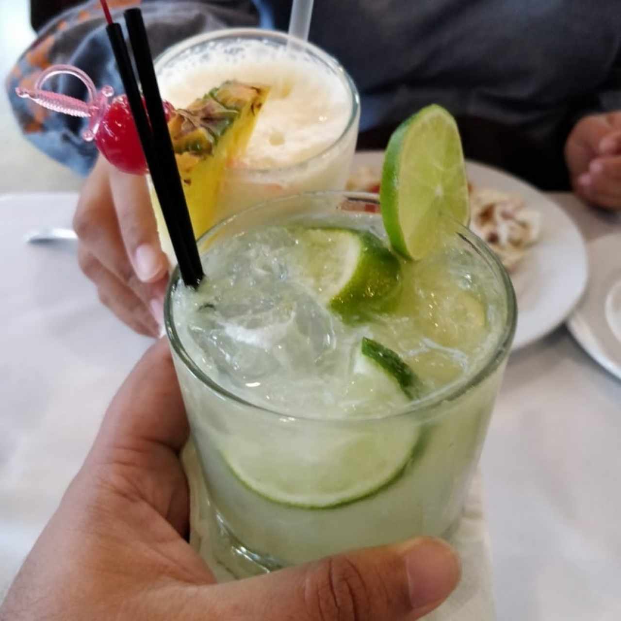 caipiriña y piña colada